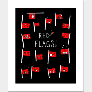 Red Flags Posters and Art